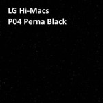 LG Hi-Macs P04 Perna Black